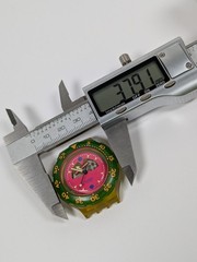 AS-IS PARTS REPAIR 1990 Swiss Swatch Happy Fish Scuba Diver 200 Watch SDN101 Vtg