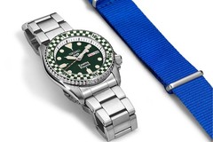 Rowing Blazers x Seiko 5 Sports Green Dial Auto Day/Date Steel Bracelet