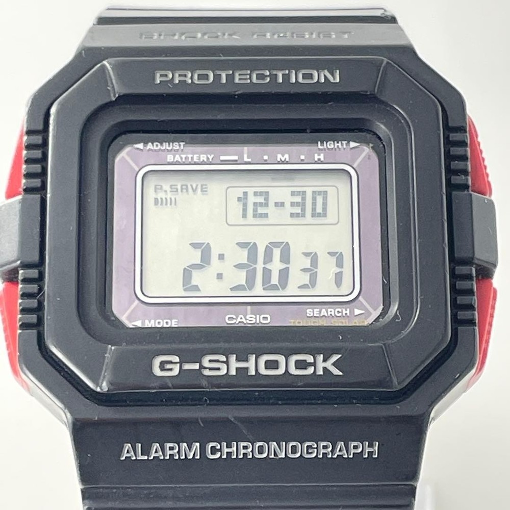 Working CASIO G SHOCK G 5500 radio solar YA0011