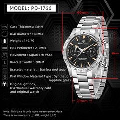 Pagani Design PD-1766 Blue Men Automatic Watch