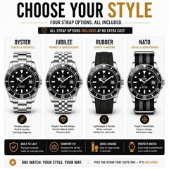 Your Logo Automatic Dive Watch 100m Build your Own Mod UK Seller Bespoke