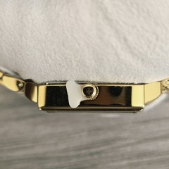 Olivia Burton Townhouse Quartz Gold-Tone Stainless Bracelet Rectangular Watch