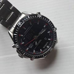 Men’s Lorus Ana digi watch 22mm stainless steel bracelet watch fits up to 220mm.