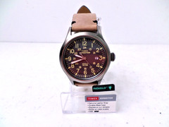 Timex Expedition Scout TW4B14000 Men’s Watch Tan Leather Strap Indiglo Date