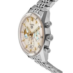 New Tag Heuer Carrera Chronograph Seafarer Beige Men’s Watch CBS2016.EB0430