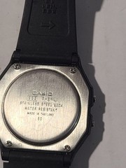 Casio F91W-1 Digital Watch With Battery Blue Black Microlight Classic