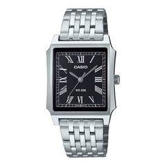 Mens Wristwatch CASIO MTP-B190D-1BVEF Stainless Steel Black Vintage