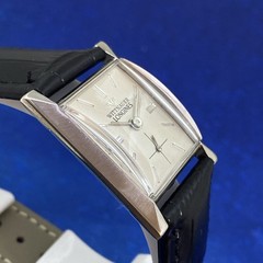 Vintage 1950’s Man’s WITTNAUER LONGINES Stunning Silver Dial Serviced & WARRANTY