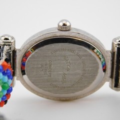 CONCEPT IN TIME New York Multicolored Quartz Women’s Watch Sz.6 1/2″ New Battery