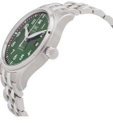 IWC Pilot’s Watch Mark XX 40mm Green Dial Automatic Date Steel Bracelet