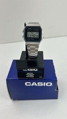 Casio A158WA-1, Classic Digital Watch, Chronograph, Alarm, Date, 7 Year Battery