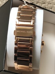 Michael Kors Parker Purple Dial Mk6169 Watch Retail $295