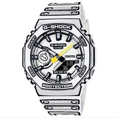 CASIO GA-2100MNG-7AJR G-SHOCK MANGA THEME White Quartz Wristwatch NEW