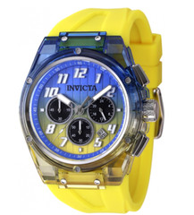 Invicta S1 Rally Prism Color Flip Men’s 44mm Yellow & Blue Chrono Watch 47348