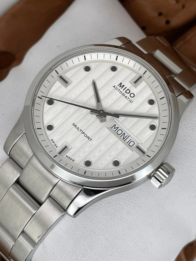 🔥 Mido Multifort Automatic – Silver Dial – FULL SET w/ Box & Warranty – New