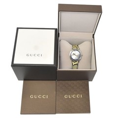 with paper GUCCI 126.4 Date 35mm blue Dial Quartz Unisex Watch M#148575
