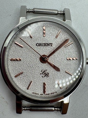 Ladies Orient LR UB91-Q0-B Silver Tone Quartz Watch Parts/Repair