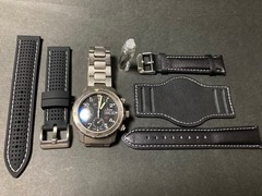 SINN 203 Ti Ar Automatic Diver Chronograph Titanium Black Dial
