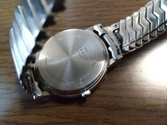 Seiko Alba Success Moon Phase Quartz Vintage Unisex Watch Silver New Battery