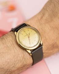 Vintage Eterna-Matic Calatrava Automatic Hidden Crown Men’s Watch