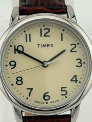 Timex Women’s Easy Reader Watch TW2R30300 Silver / Cream / Brown Croco NEW nwot