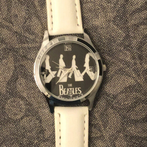 New The Beatles Group Band Man Women Girl Wrist Watch Adjustable Walking White