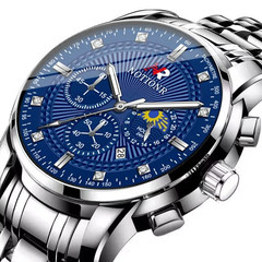 Men’s Luxury Quartz Stainless Steel Wristwatch – Casual Timepiece