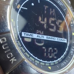 Suunto Observer Digital Watch Altimeter Barometer Compass 30M Silver/Black