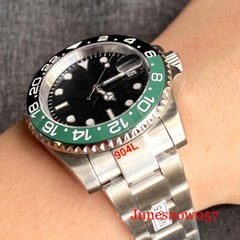 20ATM Tandorio Sterile Black 40MM NH35A Movt Men’s Watch Unidirectional Rotating