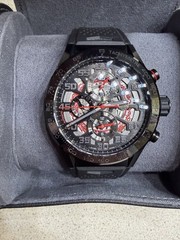 TAG Heuer Carrera Calibre 01 Auto Chronograph Black Ceramic 43mm 100m