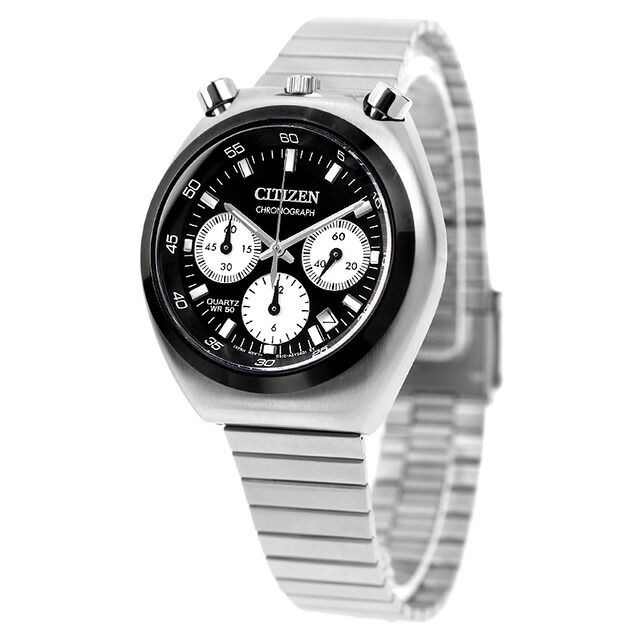 New CITIZEN RECORD LABEL Watch Men’s AN3660 81E Collection Record Label Horn Chr