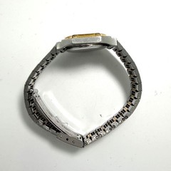 [Working] CELINE Triomphe Macadam Two-tone Date Ladies Quartz QZ Octagon Watch