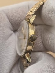 Vintage Lord Elgin 724 23j Watch 14K Gold Filled Wadsworth RUNS Arabic Numerals