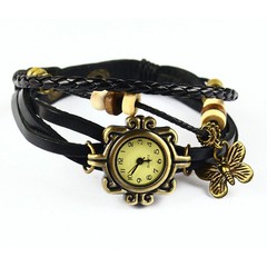 Retro Bohemian Women’s Watch Handmade Leather Bracelet Watch Christmas Gift