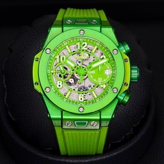 Hublot Big Bang Unico NESPRESSO ORIGIN Skeleton Green Dial 441.UG.5220.RX.NES23