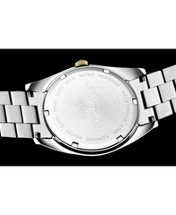 ADRIATICA Men Quartz Casual Watch Classic Dress Gold color Dial Waterproof Swiss