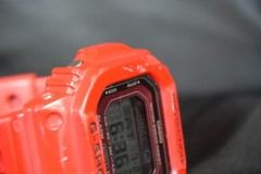 G SHOCK Casio GLX-5600 Red G-Lide Square Digital Watch Surf Tide Moon