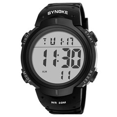 Men’s Digital Watch Outdoor Sport Watch LED Large Scree Display Wrist Watch US