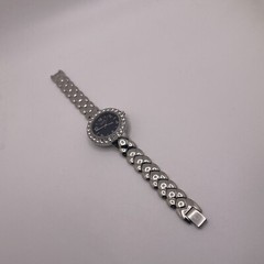 Beautiful Working Women’s Burgi – Wrist Watch Stainless / Blue / Crystal bezel