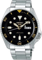 SEIKO SRPD57K1 Automatic Watch Stainless Steel Black Silver New