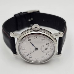 Custom-Built “Antique-Mod” Marriage-Watch – 40mm 1919 Elgin Classic Arabic