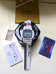 Casio G-SHOCK DW-5600VT BAIT Initial D White Digital Quartz Watch Box/Papers