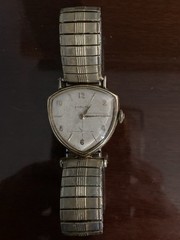 1959 Vintage Rare Hamilton Thor 1, 14K RGF Asymmetrical Watch , All Original