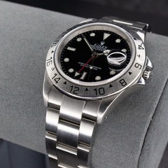 Rolex Explorer II 16570 40mm 24 hour GMT Black Dial P Serial 2000