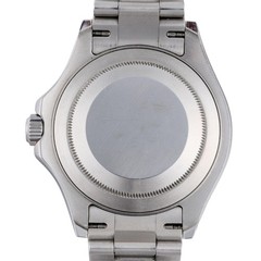 Rolex Yachtmaster 16622 40mm Platinum Bezel Ruby Gem Dial Steel Oyster Watch