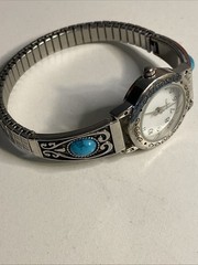 ACCUTIME WATCH CORP. WLM2002W8KL Quartz Women’s Watch New Battery