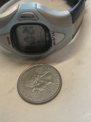 Women’s/Kid’s TIMEX 1440 Sports Watch Blue/Silver/Black Digital LCD Sport Watch