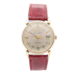 Vintage 31.5mm 1970 Bulova 2525 Fancy Lugs Date 23J Automatic Wristwatch 10kRGP