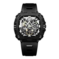 CIGA Design Eye Automatic Bioceramic Skeleton Black Square Men’s Watch