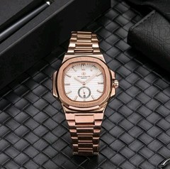 DELOS & PALLAS, Water-Resistant, Stainless Steel, Multifunction, Shiny